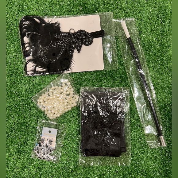 🎃 NEW! 1920’S COSTUME ACCESSORIES - Picture 1 of 8